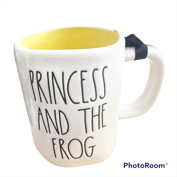 NWT Rae Dunn PRINCESS AND THE FROG Double Sided Mug - Picture 2 of 5